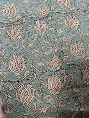 Narella Block Print Handloom Linen Fabric